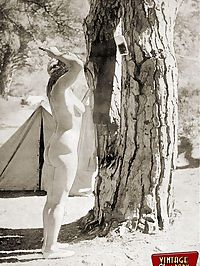 200px x 266px - Vintage Nudist Going Fully Naked On The Natural Camping