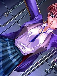 Anime schoolgirl lesbo sluts licking tits