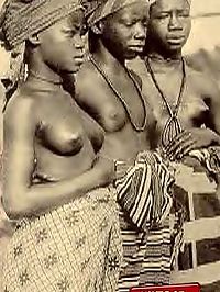 Several nude African ladies from the twenties showing it all