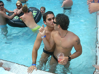 Papi hot gay action pool sexxx party these gay papi partys are crazzzy
