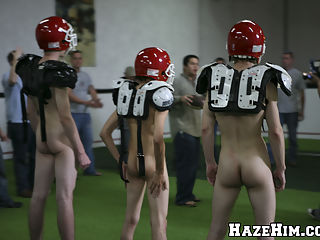 hardcore hazing! these boys dont know whats coming